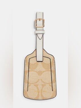 Coach Signature Luggage Tag